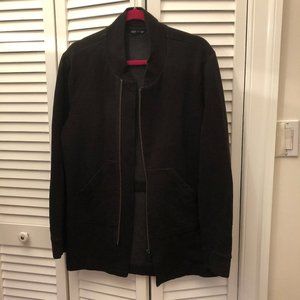 Antony Morato men black zip up cardigan, S